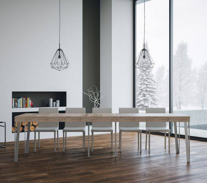 Itamoby Consolle Rio Premium Quercia Natura telaio Antracite Duty-free