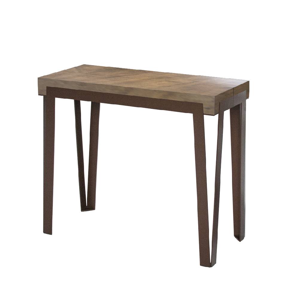Itamoby Consolle Rio Small Premium Noce telaio Antracite Nuovo