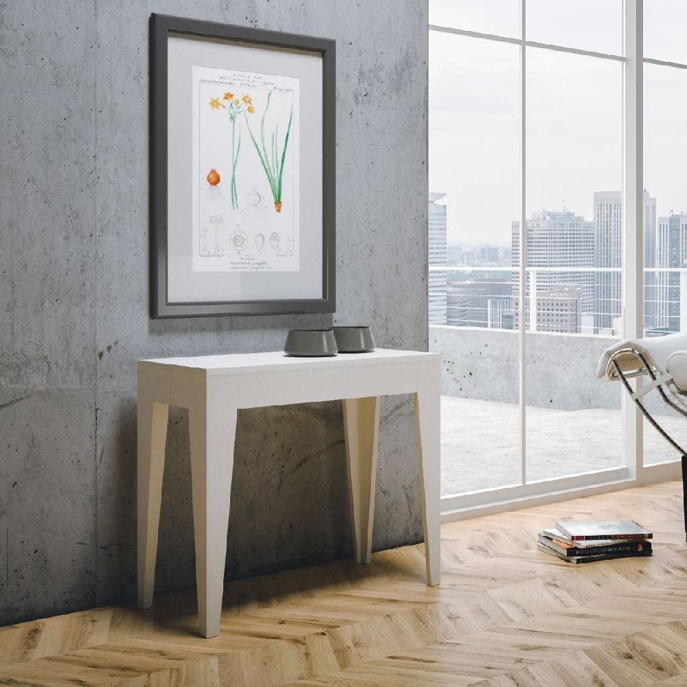Itamoby Consolle Isotta 90×42 Bianco Frassino Sconto