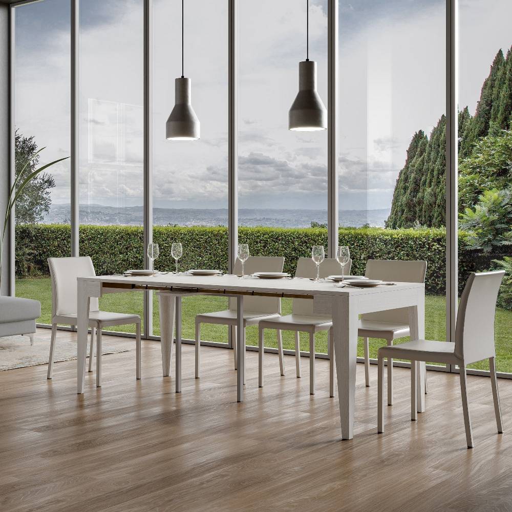 Itamoby Consolle Isotta Small 90×42 Bianco Frassino Outlet