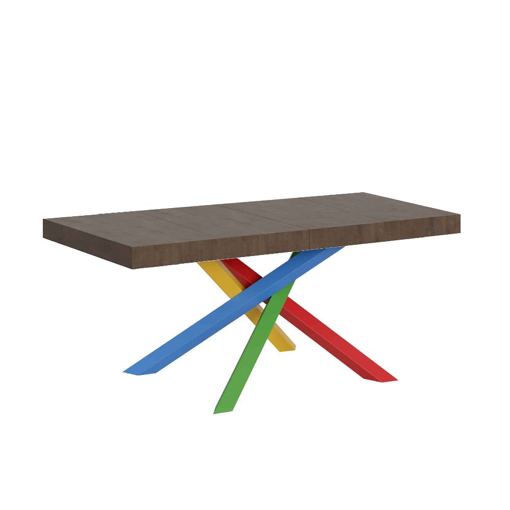 Itamoby Tavolo allungabile 90×120/224 cm Volantis Premium Noce telaio 4/B