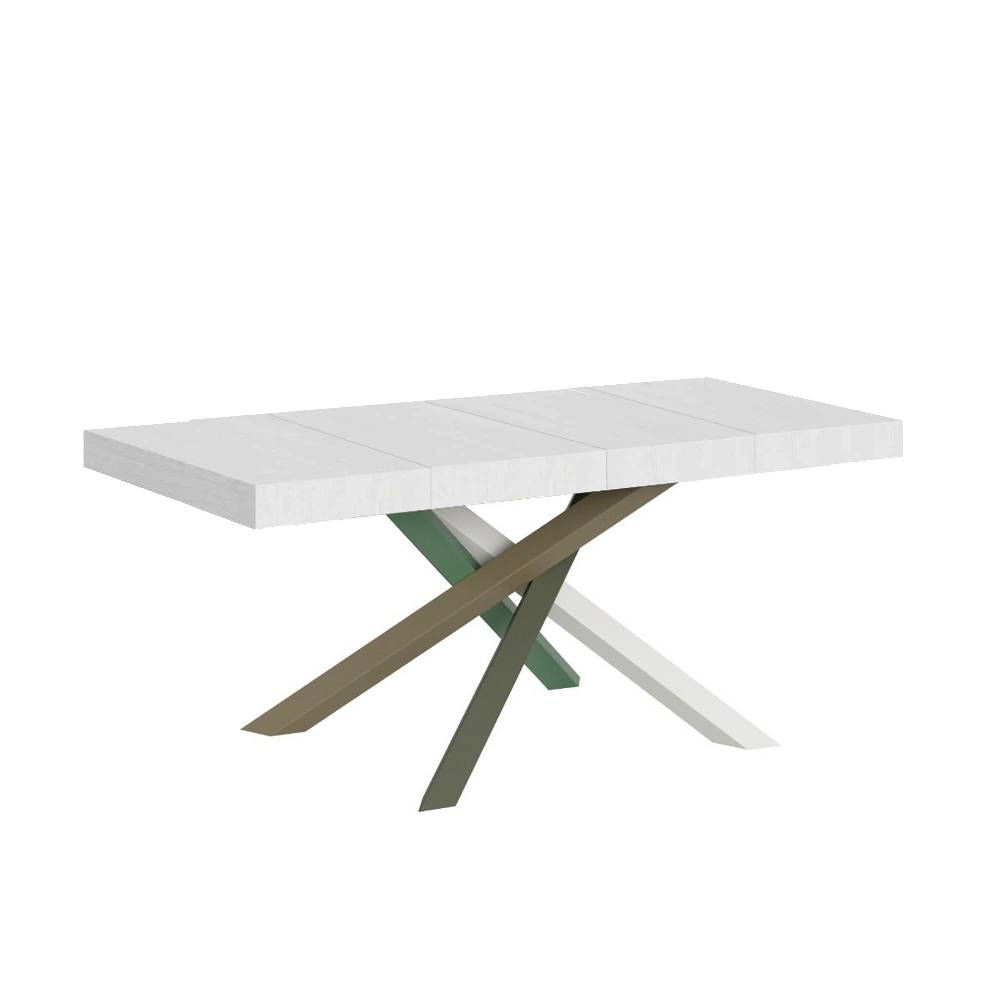 Itamoby Tavolo allungabile 90×130/234 cm Volantis Premium Bianco Frassino telaio 4/A