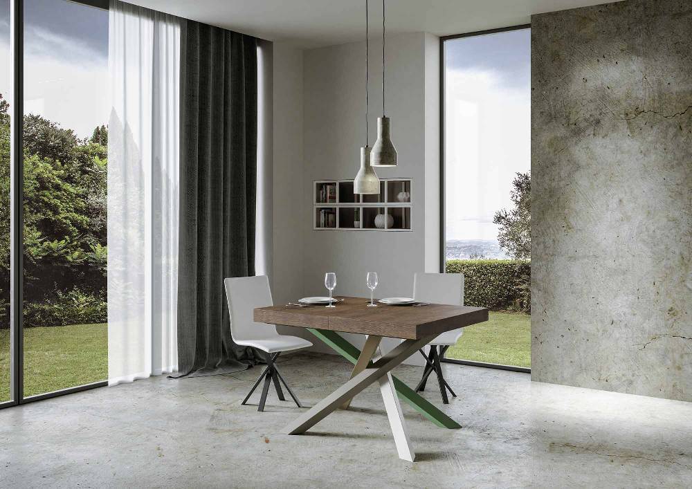 Itamoby Tavolo allungabile 90×120/224 cm Volantis Premium Noce telaio 4/A Vendita calda
