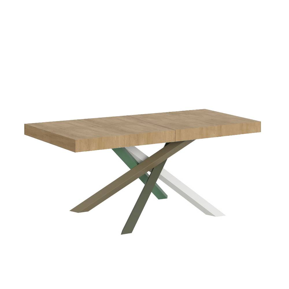 Itamoby Tavolo allungabile 90×120/224 cm Volantis Premium Quercia Natura telaio 4/A