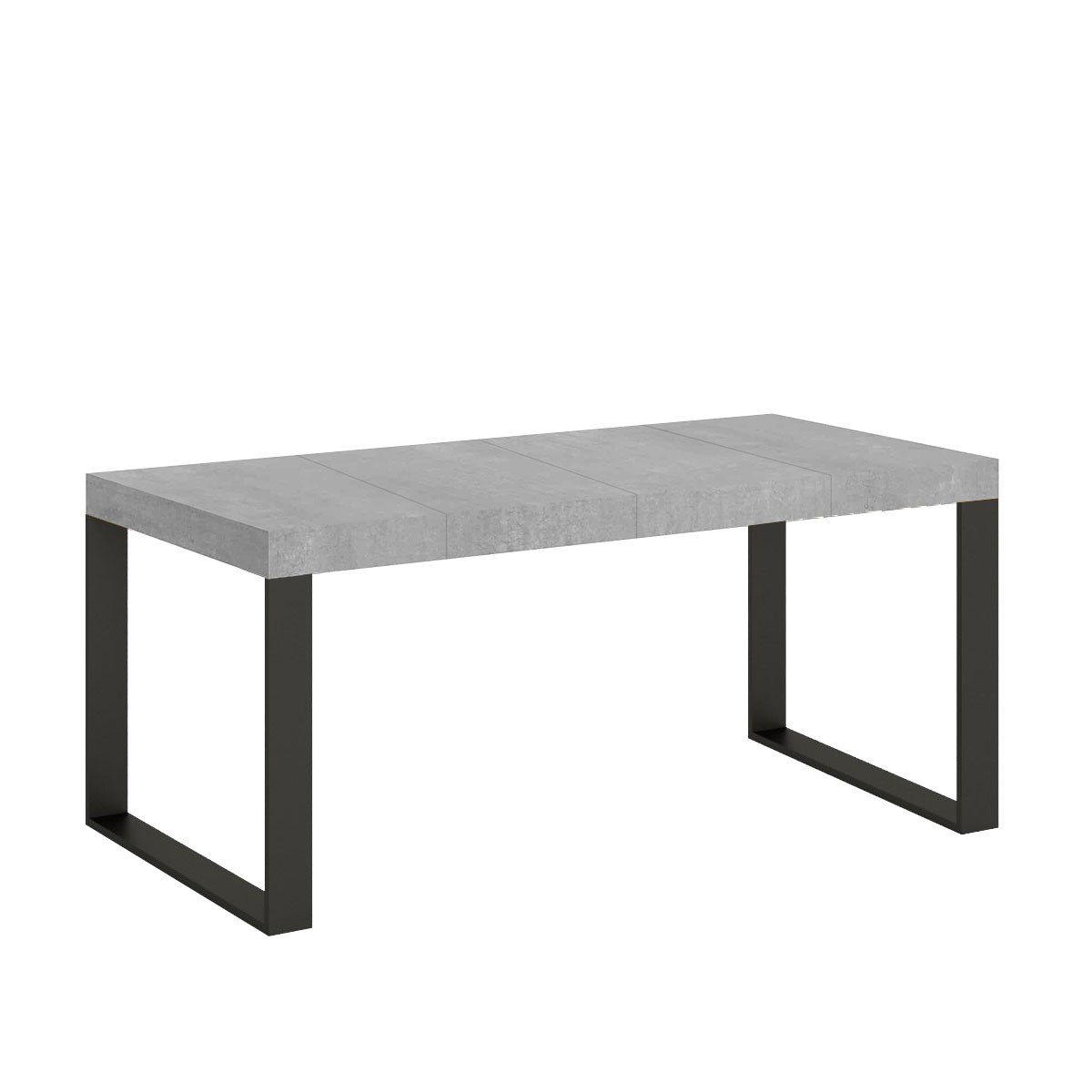 Itamoby Tavolo allungabile 90×90/246 cm Tecno Premium Cemento