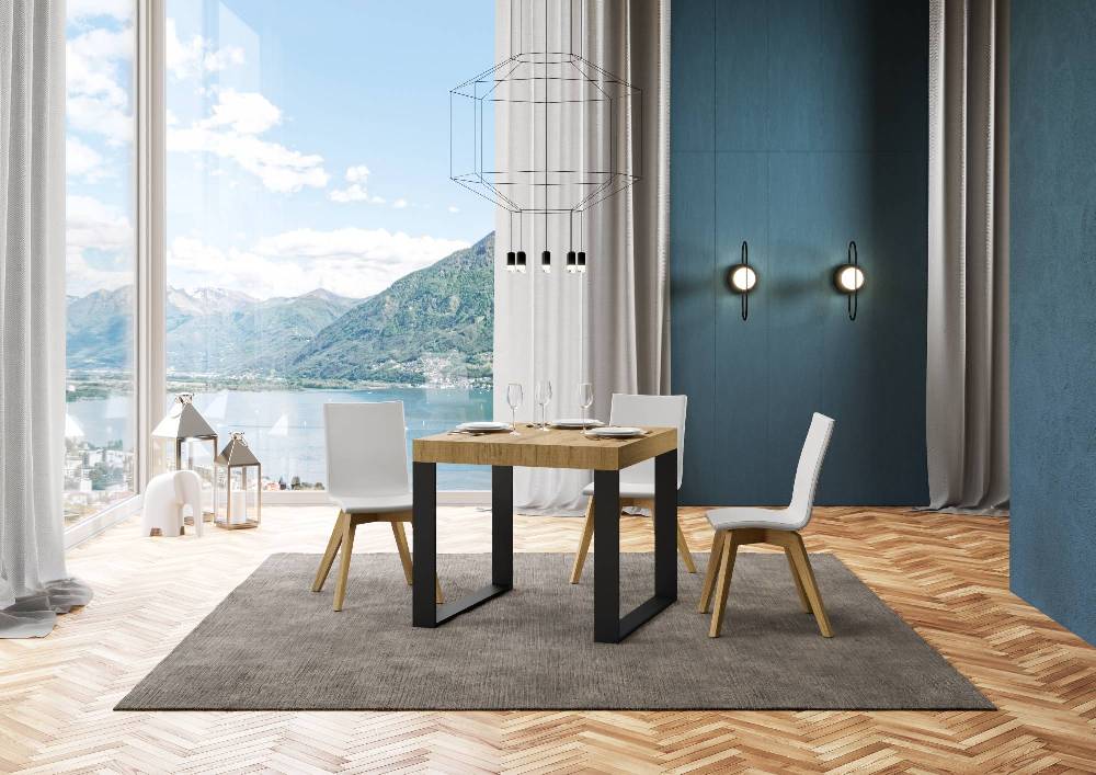 Itamoby Tavolo allungabile 90×90/246 cm Tecno Premium Quercia Natura Fino al 55% di sconto