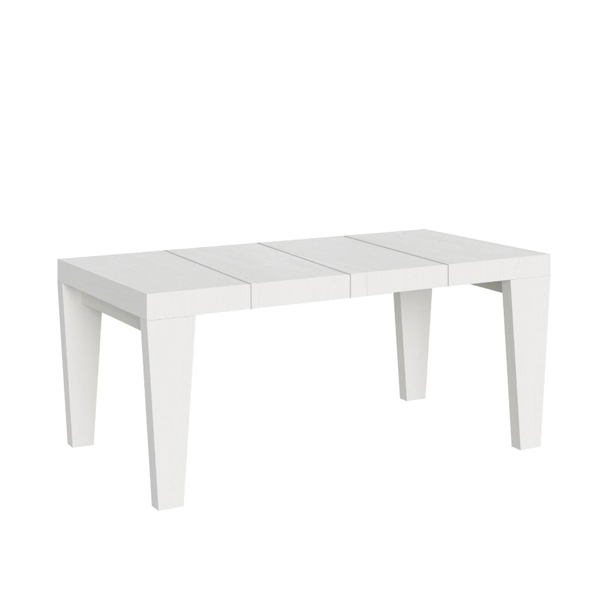 Itamoby Tavolo allungabile 90×90/246 cm Spimbo Premium Bianco Frassino