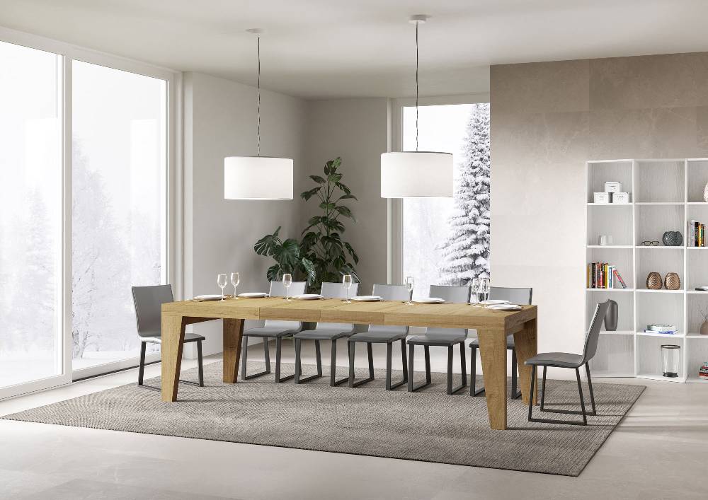 Itamoby Tavolo allungabile 90×160/264 cm Naxy Premium Quercia Natura Shopping Online