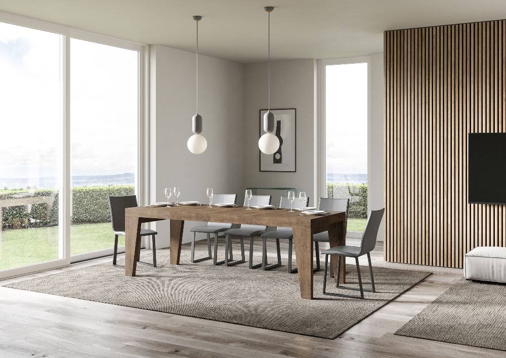 Itamoby Tavolo allungabile 90×140/244 cm Naxy Premium Noce Prezzo Ridotto