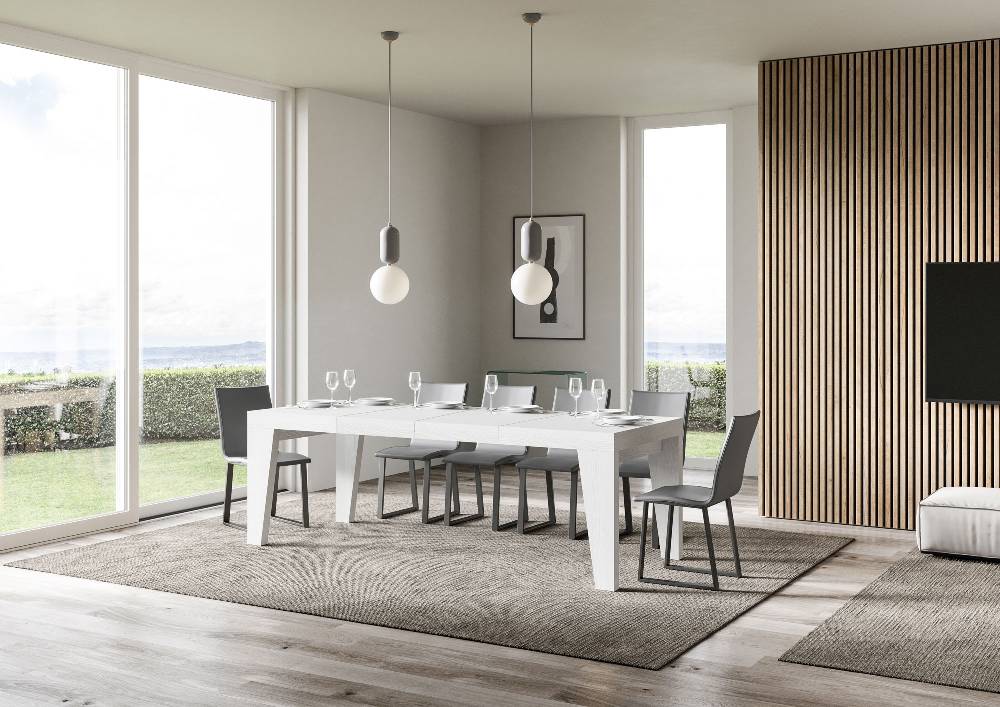 Itamoby Tavolo allungabile 90×130/234 cm Naxy Premium Bianco Frassino Economico
