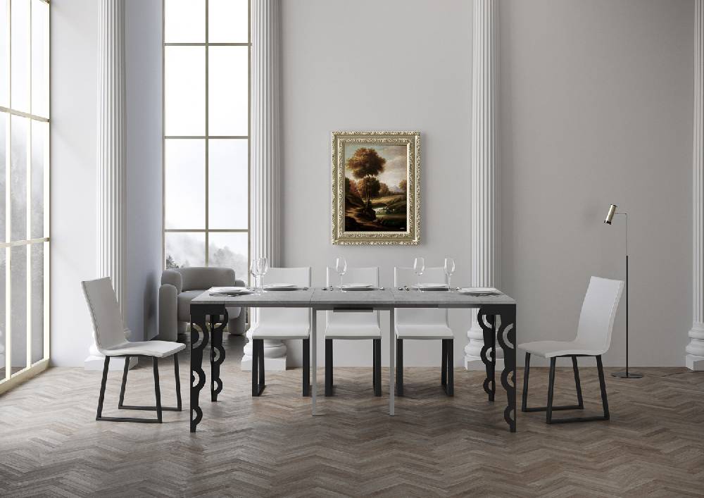 Itamoby Consolle Karamay Evolution Cemento telaio Antracite Vendita