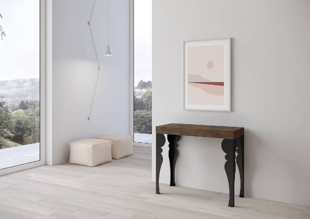 Itamoby Consolle Paxon Premium Noce telaio Antracite Convenienza