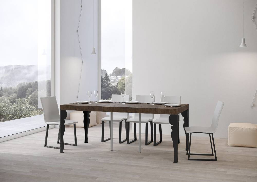 Itamoby Consolle Paxon Premium Noce telaio Antracite Convenienza