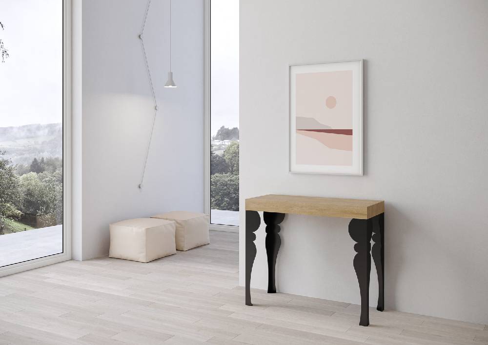 Itamoby Consolle Paxon Small Premium Quercia Natura telaio Antracite Online