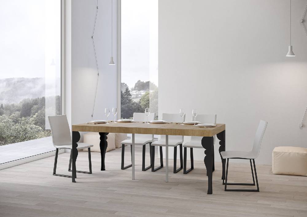 Itamoby Consolle Paxon Small Premium Quercia Natura telaio Antracite Online