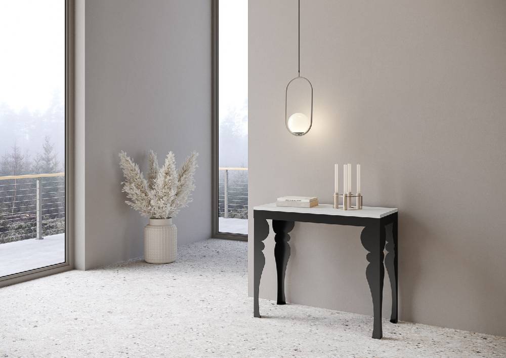 Itamoby Consolle Paxon Evolution Bianco Frassino telaio Antracite Hotsell