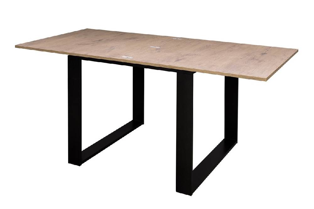 Itamoby Tavolo Tecno Libra Quercia Natura 90×90 Allungato 90×180 telaio Antracite Comprane uno, ottenene uno gratis