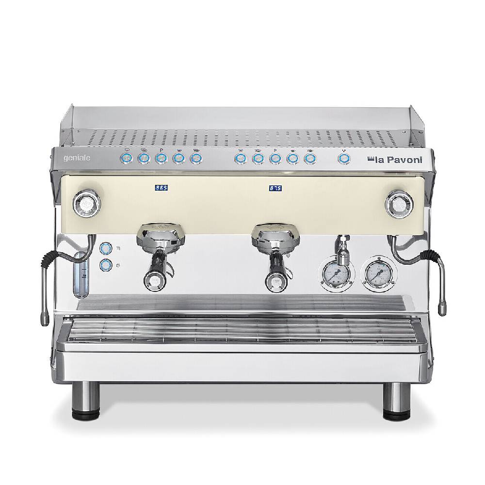 La Pavoni GENIALE VOLUMETRICA 2 GRUPPI BIANCA Vendita