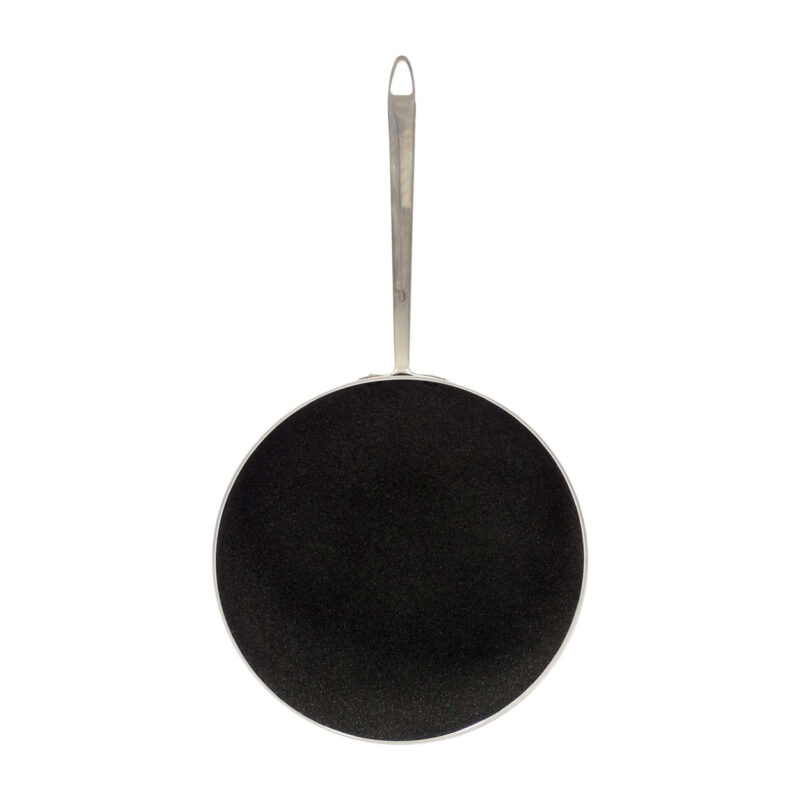 Pentole Agnelli Wok antiaderente Shark Skin a fondo piano in alluminio 3mm – 1 manico 1907 Promozione