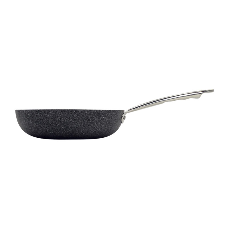Pentole Agnelli Padella antiaderente Shark Skin svasata alta in alluminio 3mm – 1 manico 1907 Novità