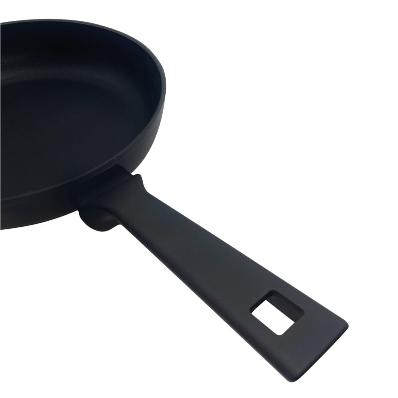 Pentole Agnelli Padella antiaderente svasata alta AlBlack Elite – 1 manico soft touch Outlet