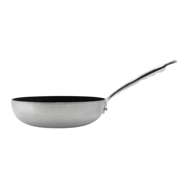 Pentole Agnelli Padella antiaderente Induction Chef svasata alta in 2ply – 1 manico 1907 In Linea