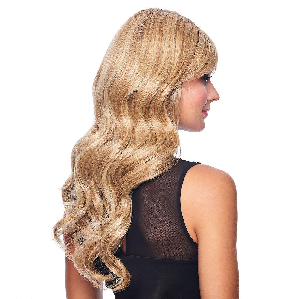 QVC Hairdo Parrucca lunga mossa frangia laterale Latest fashion