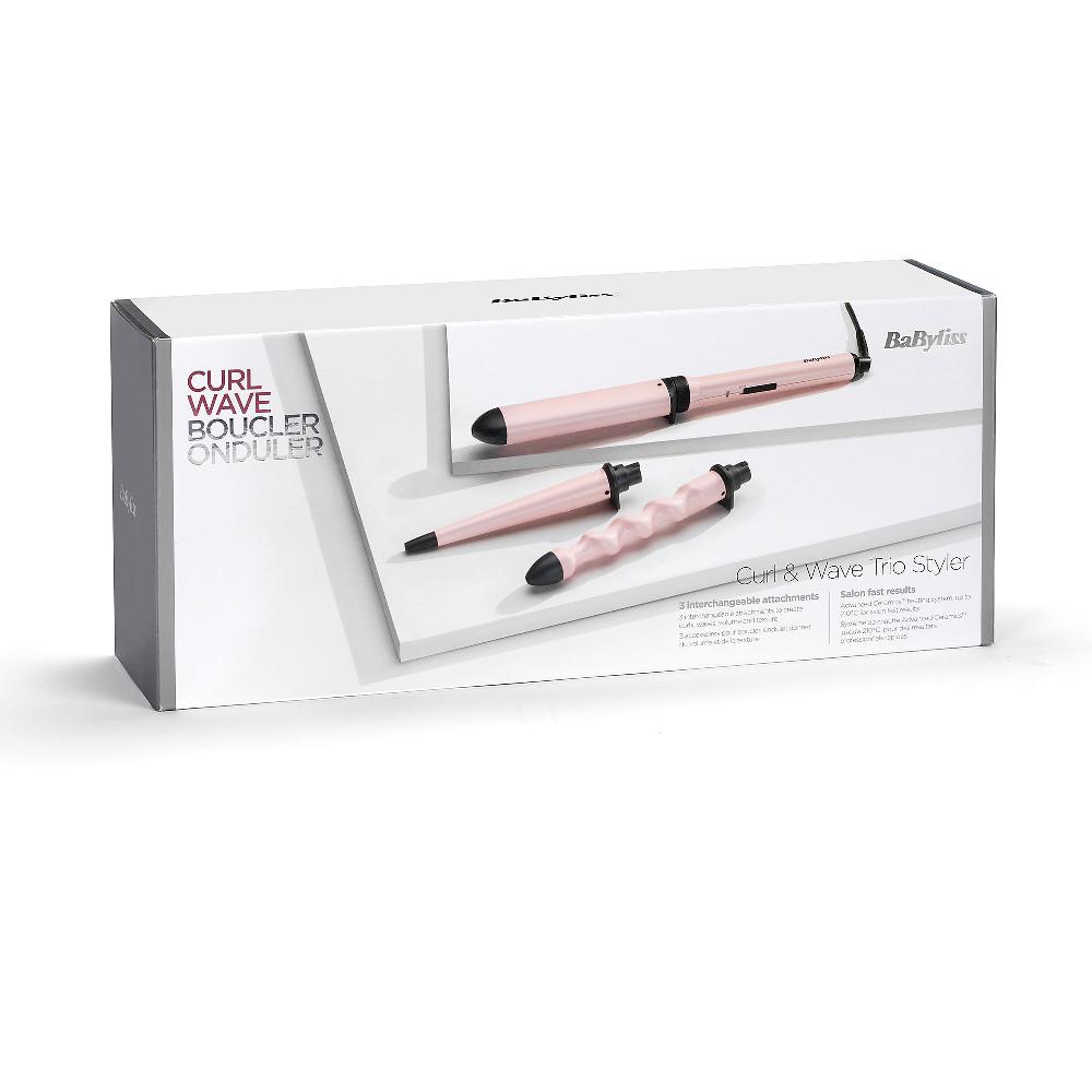 QVC BaByliss Arricciacapelli Curl and Wave Trio rosa MS750E Ultimi tre giorni