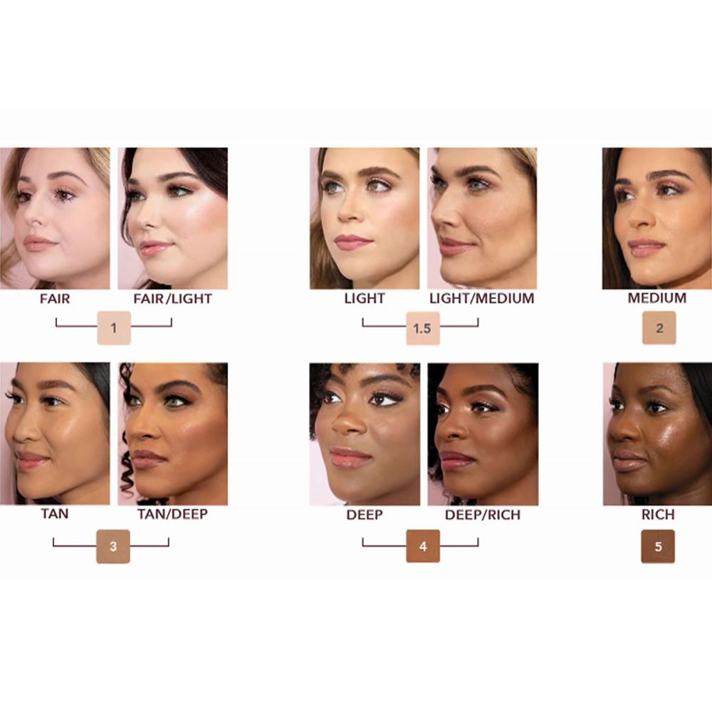 QVC Doll10 Kit fondotinta + rossetto + mascara + blush + pennello 5pz Offerte