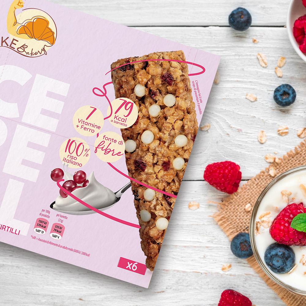 QVC Ke Bakery 2 confezioni da 6 barrette di cereali gusto a scelta Officina