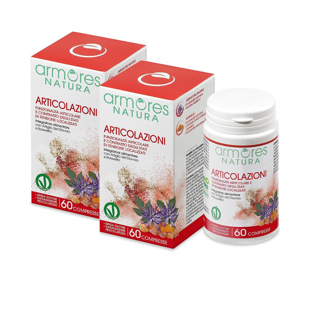 QVC Armores NATURA 2 integratori per articolazioni con artiglio del diavolo Nuovo