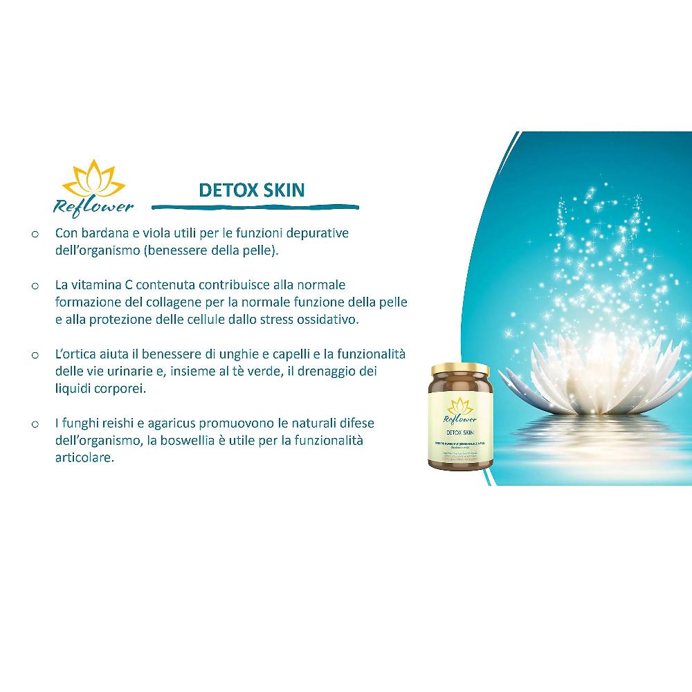 QVC Reflower Detox Skin Integratore alimentare (250g) Pezzi Unici
