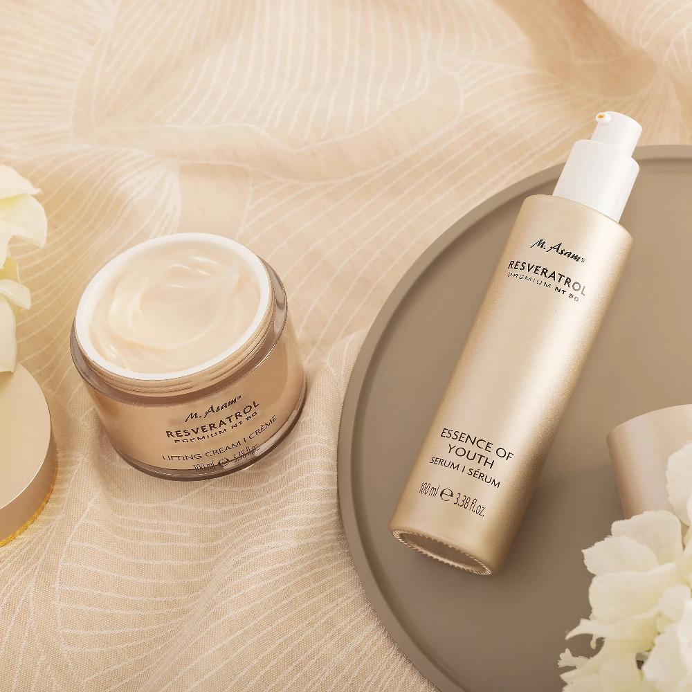 QVC M. Asam Kit Resveratrol Premium NT50: crema viso e siero Qualità Garantita