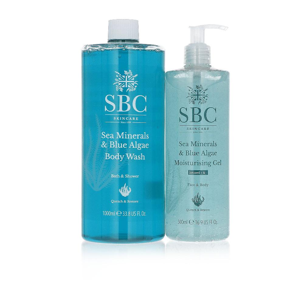 QVC SBC Bagnoschiuma e gel idratante Sea Minerals&Blue Algae Grande vendita