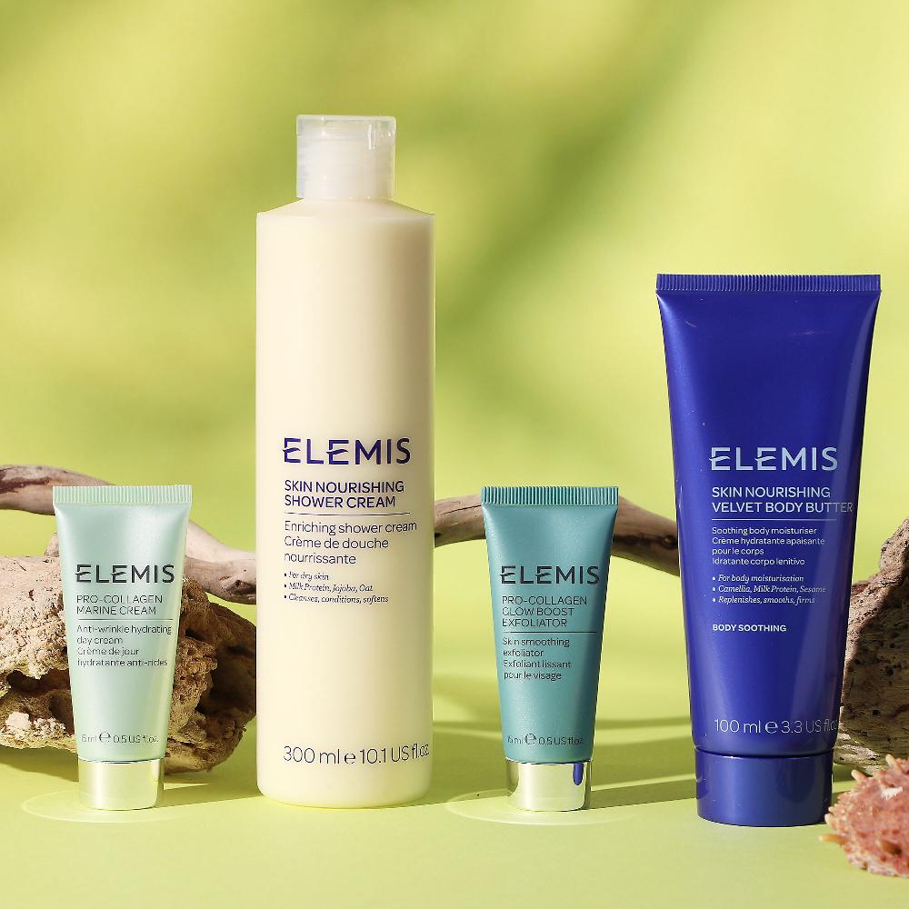 QVC Elemis Skin Nourishing e Pro-Collagen: kit viso e corpo 4pz Cyber Monday