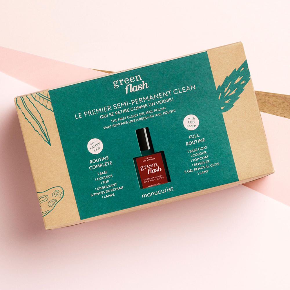 QVC MANUCURIST LED kit: lampada base e top coat smalto solvente pinze Trasporto libero internazionale
