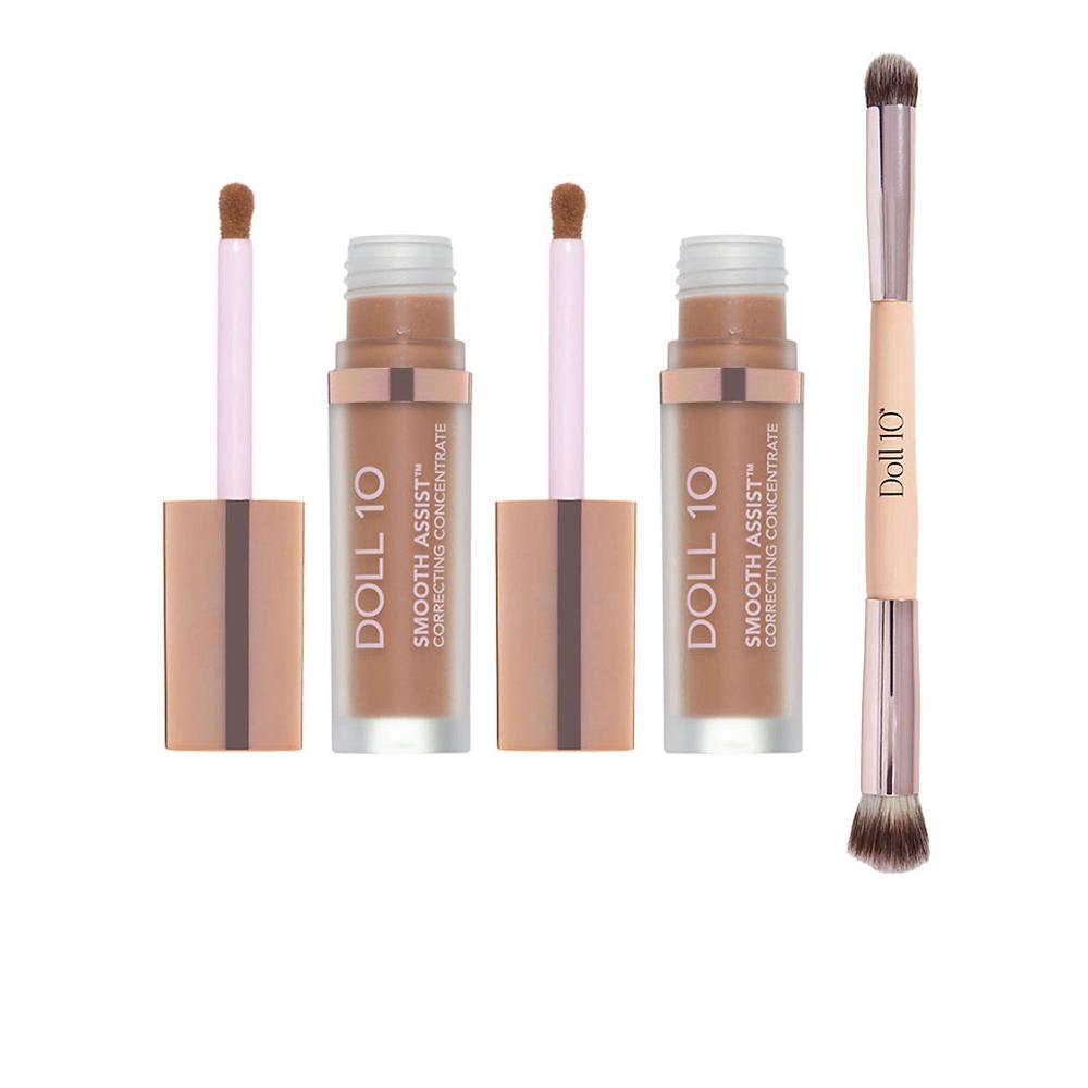 QVC Doll10 Correttore liquido+ pennello doppio 3pz Novità