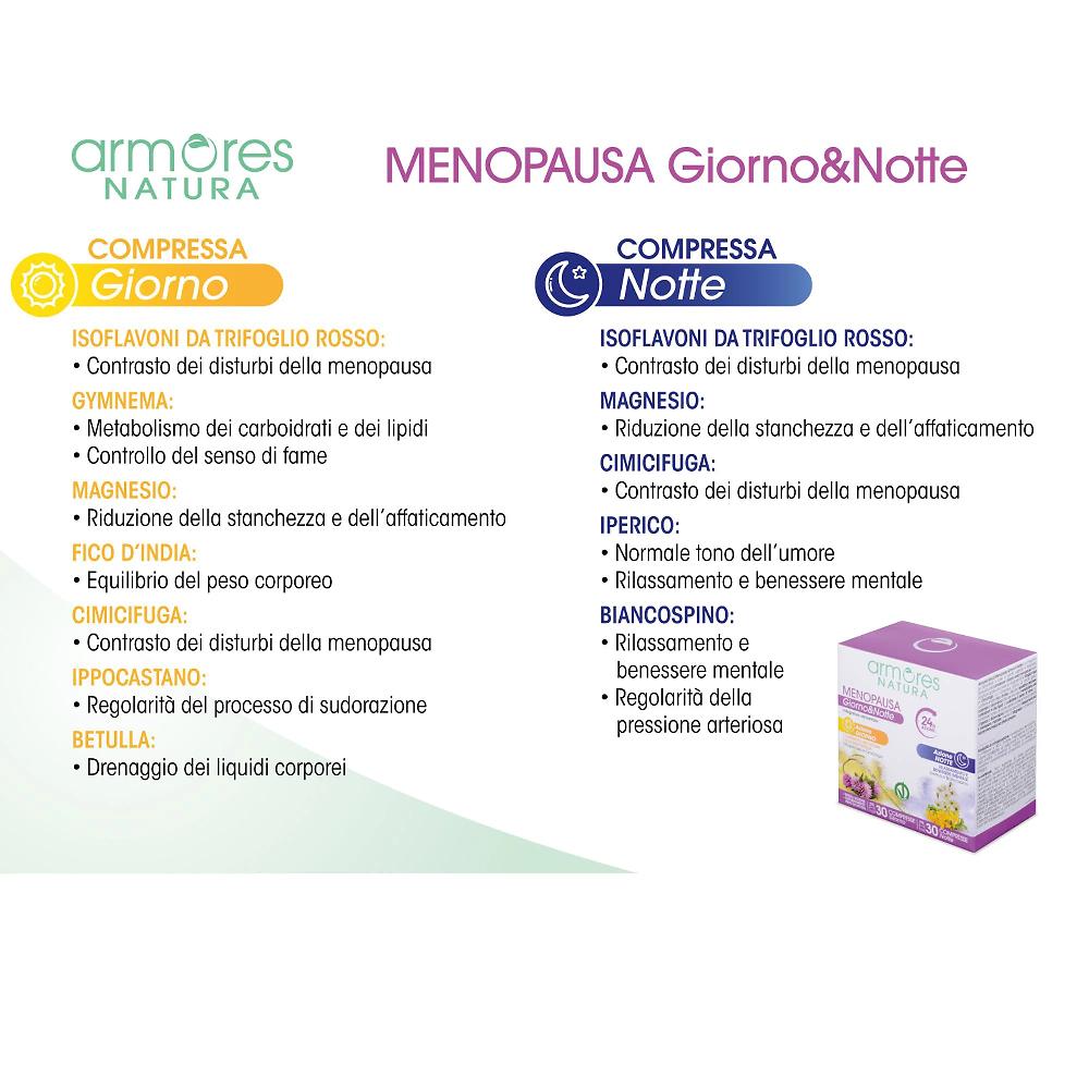 QVC Armores Menopausa 30+30cpr Giorno & Notte Sconti questo mese