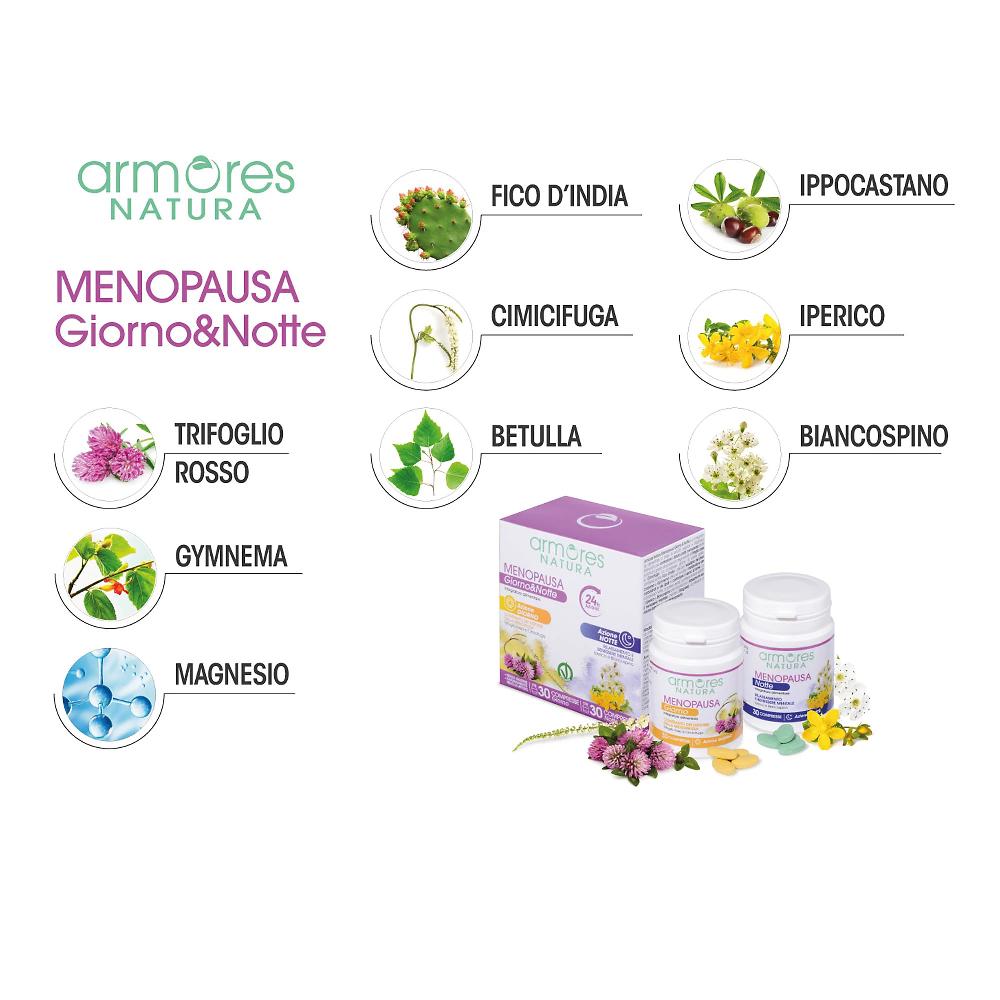 QVC Armores Menopausa 30+30cpr Giorno & Notte Sconti questo mese