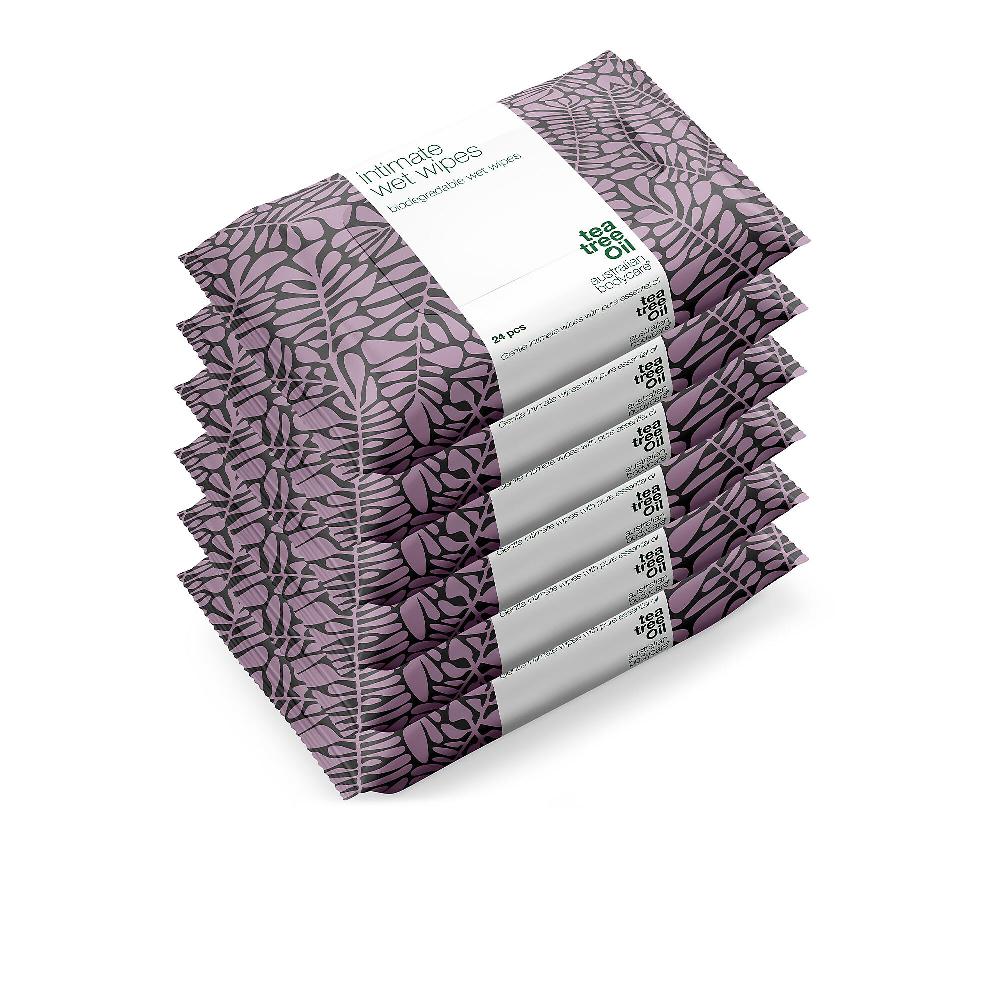 QVC Australian Bodycare 6 confezioni di salviette intime con Tea Tree oil Italy
