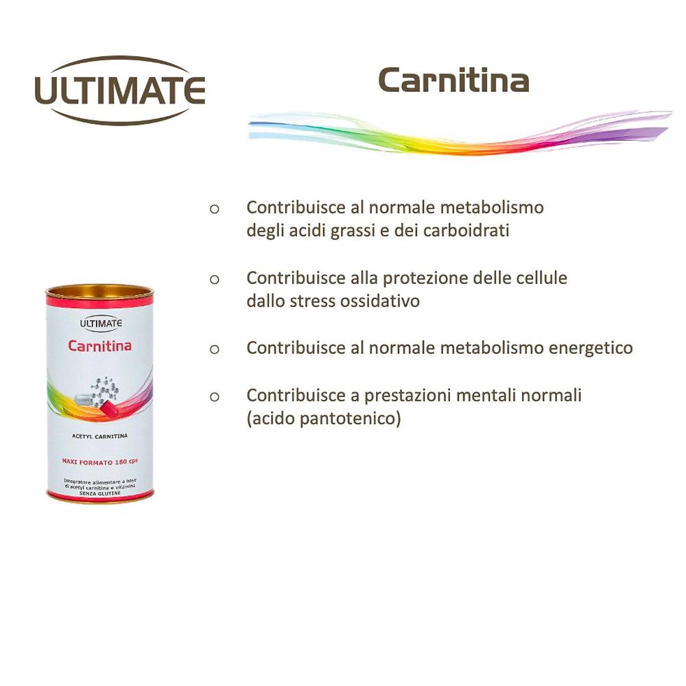 QVC Ultimate Carnitina Integratore alimentare (180cps) Hotsell
