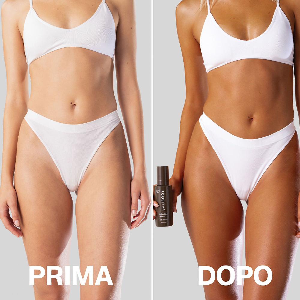 QVC Bali Body Siero autoabbronzante corpo Self Tan + pennello Offerta per la Festa della Mamma