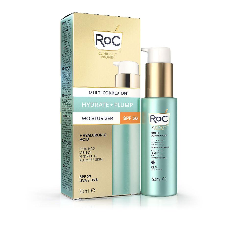 QVC RoC Multi Correxion Hydrate + Plump crema viso con SPF30 Ritorno libero