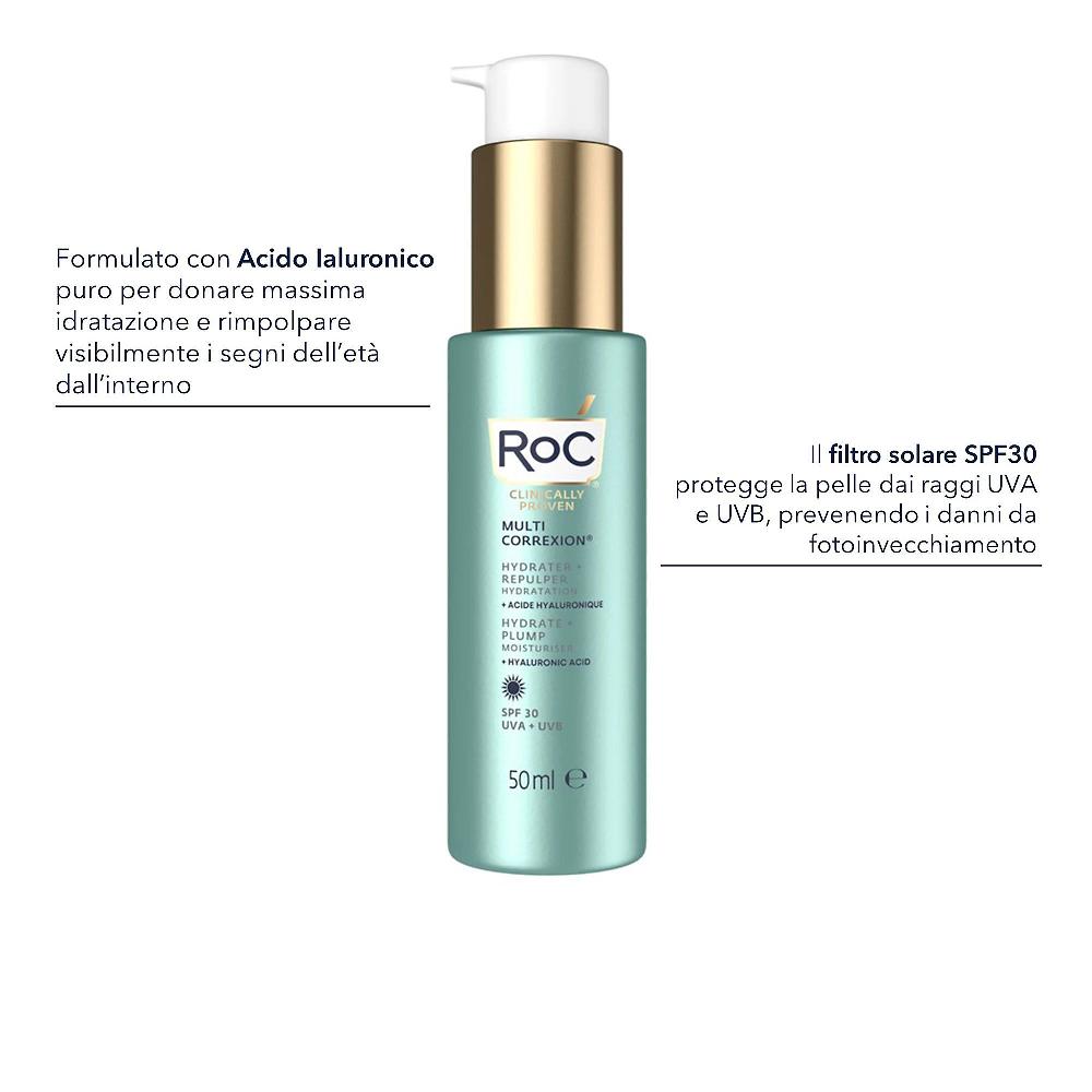 QVC RoC Multi Correxion Hydrate + Plump crema viso con SPF30 Ritorno libero