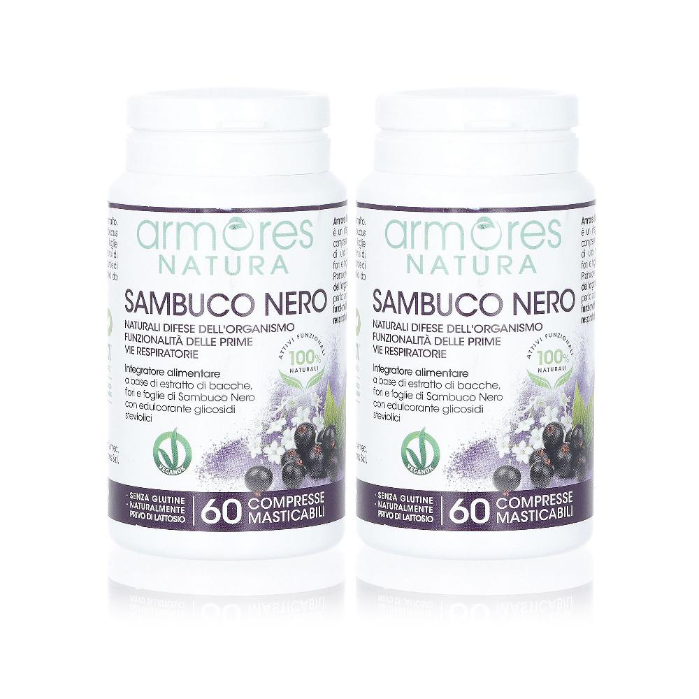 QVC Armores Sambuco Nero integrat. alimentare (2 x 60 compresse) Latest stili