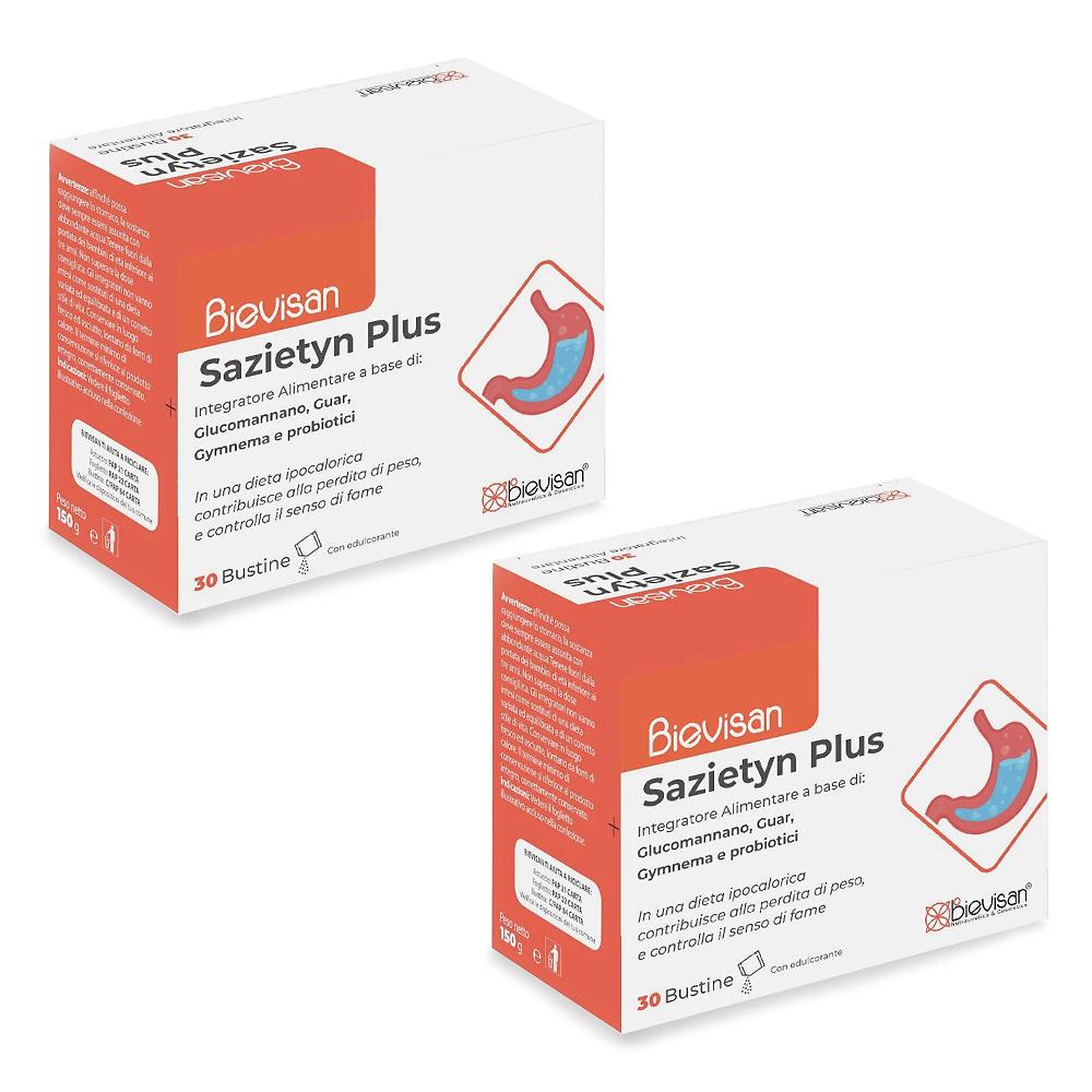 QVC Bievisan Sazietyn Plus Integratore alimentare 60 bustine Duty-free