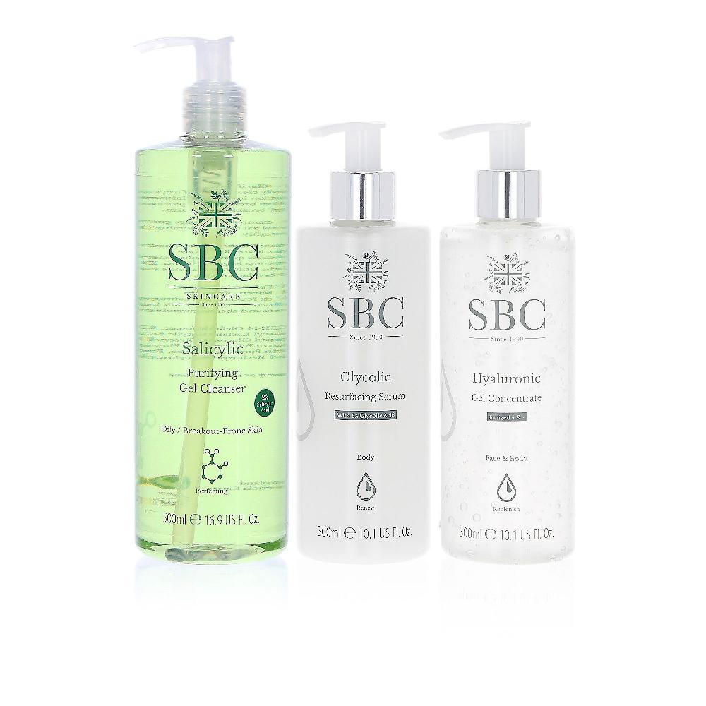 QVC SBC Acid Range trio: gel+ detergente + siero In Linea