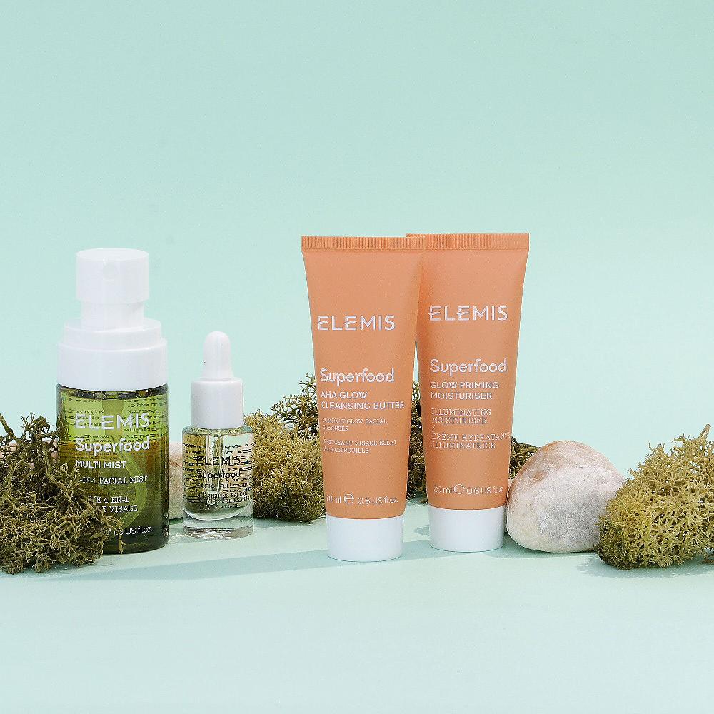 QVC Elemis Kit Superfood balsamo +crema+olio+spray Prezzo Ridotto