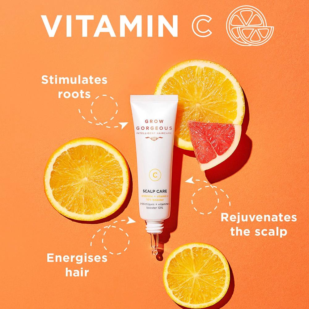 QVC Grow Gorgeous Booster per il cuoio capelluto con vit. C 10% e prebiotici 30ml Convenienza