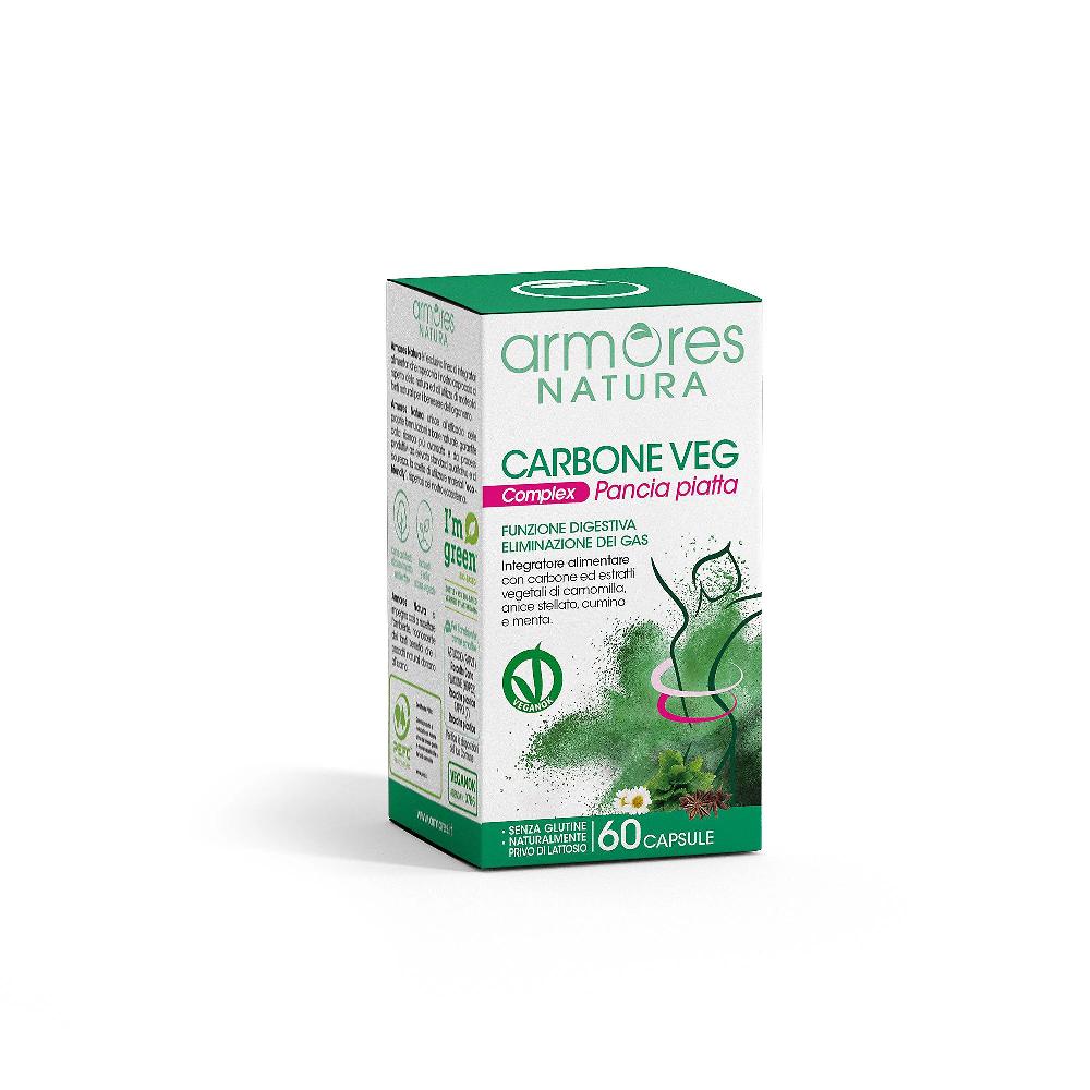 QVC Armores Carbone Vegetale integratore per la funzione digestiva